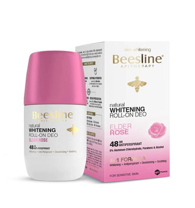 مزيل عرق دوار مفتح للبشرة من بيزلين 50 مل، ورد كبير