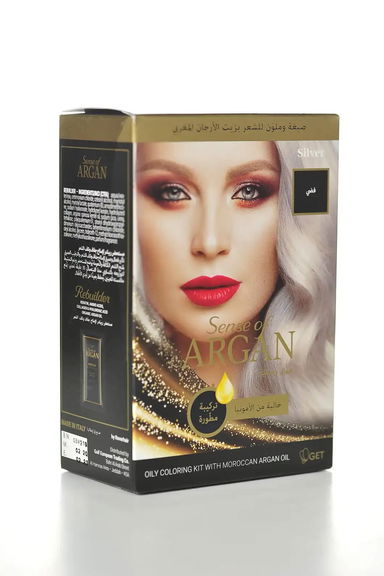 سينس أوف أرغان صبغة شعر فضي 75 مل