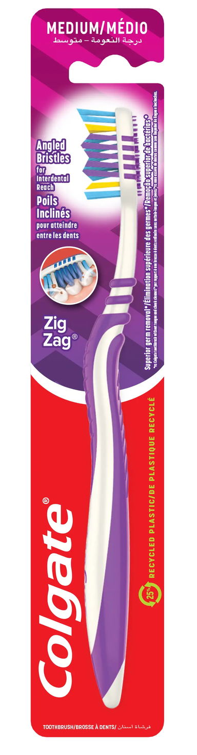 كولجيت فرشاة أسنان زيج زيج بالفحم