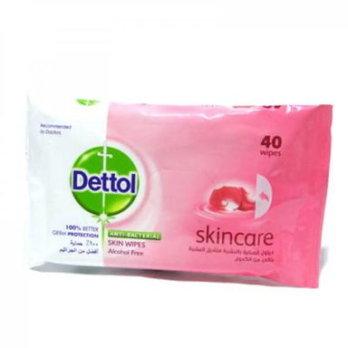 ديتول مناديل العناية بالبشرة 40 قطعة
