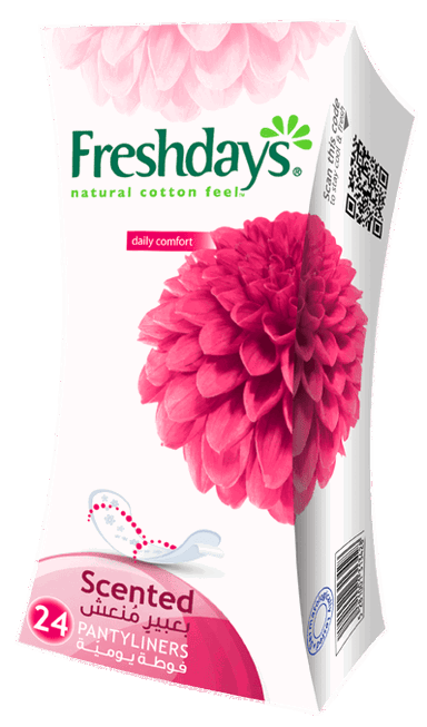 فرشدايز فوط نسائية يومية عادي معطر 24 قطعة