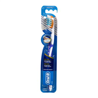 فرشاة أسنان أورال بي برو إكسبرت إكسترا كلين متوسطة الحجم 1+1 مجانًا