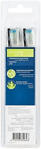 فيليبس رؤوس فرشاة العناية بالفم 2 قطع