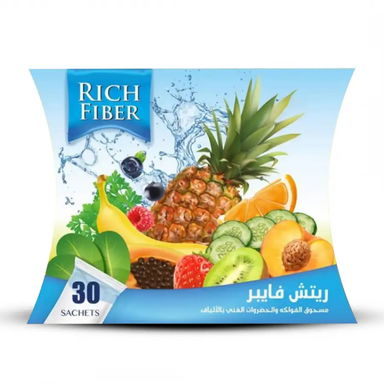 ريتش فيبر مسحوق فواكه وخضروات 30 كيس