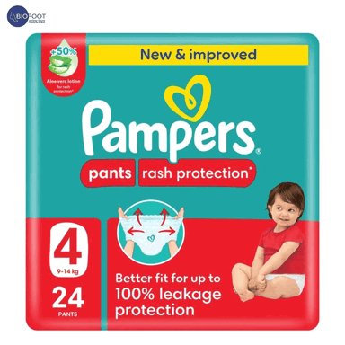 بامبرز حفاضات كِلوت مقاس 4 24قطعة